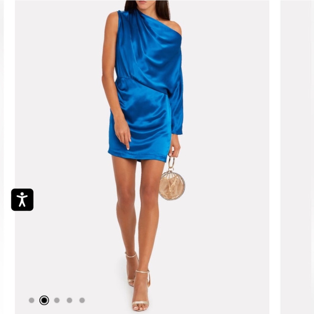 MICHELLE MASON Asymmetrical Mini Dress